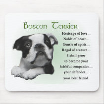 Boston Terrier Gifts mousepads
