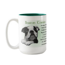 Boston Terrier Gifts mugs by DogsByDezign Boston Terrier Gifts mugs