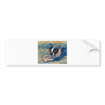 Boston Terrier happiness tribute Bumper Sticker