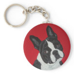 BOSTON TERRIER KEYCHAIN