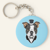 Boston Terrier keychain keychains