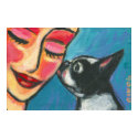 boston terrier kiss mousepad d1443201381125201257pdd 125 More Boston and Boxer Art presented by Zazzle