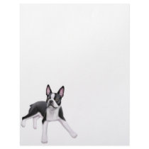 Boston Terrier Letterhead