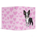 Boston Terrier Love binders