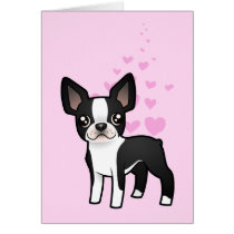 Boston Terrier Love Card