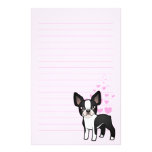 Boston Terrier Love Custom Stationery