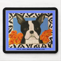 Boston Terrier Love Mousepad