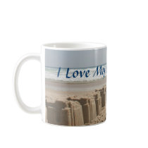 Boston Terrier Love Mug Sandcastles