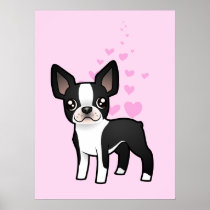 Boston Terrier Love Posters