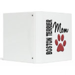 Boston Terrier Mom 2 binders