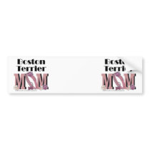 Boston Terrier MOM Bumper Stickers