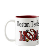 Boston Terrier Mom Gifts mugs