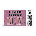 Boston Terrier MOM Stamps