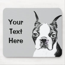 Boston Terrier Mouse Pads