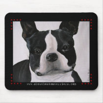 Boston Terrier Mousepad by AboutBostonTerriers Boston Terrier Mousepad
