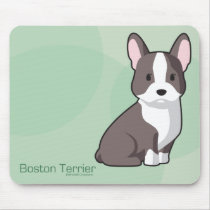 Boston Terrier Mousepad mousepads