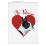 Boston Terrier My Valentine Card
