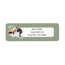 Boston Terrier Naughty Pup Labels labels