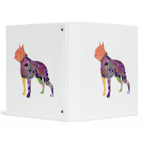 Boston Terrier Patchwork Pet Binder Album