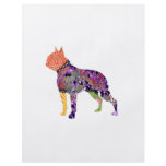 Boston Terrier Patchwork Pet Flyer
