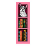 Boston Terrier Pink Bookmark Business Card Templates