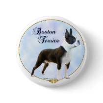 Boston Terrier Portrait buttons by GreyWolfCreation Boston Terrier Portrait buttons