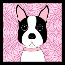 Boston Terrier Poster Print