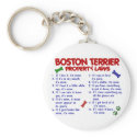 Boston Terrier Property Laws 2 keychains