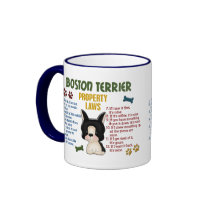 Boston Terrier Property Laws 4 Mug