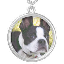 Boston Terrier Pup Necklace