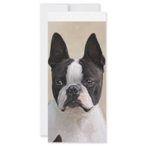 Boston Terrier rack cards by Cazzies_Creations Boston Terrier rack cards