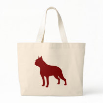 Boston Terrier (Red) bags