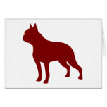 Boston Terrier (Red) Card