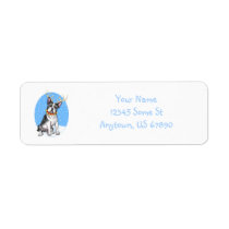 Boston Terrier Reindeer Labels labels