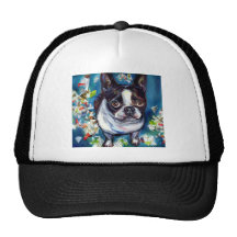 Boston Terrier Shredder mischief Hat