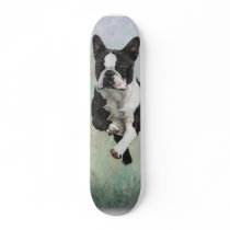 Boston Terrier Skateboard by foothillsmkt Boston Terrier Skateboard