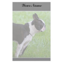 Boston Terrier Stationary Personalized Stationery