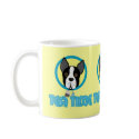 Boston Terrier Tea Party mugs by totallypainted Boston Terrier Tea Party mugs