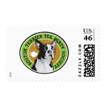Boston Terrier Tea Party Society stamps