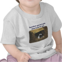 Boston Terrier:  Think Inside the Box t-shirts