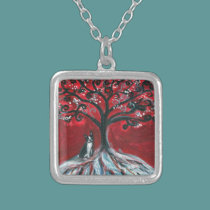 Boston Terrier Tree love necklaces