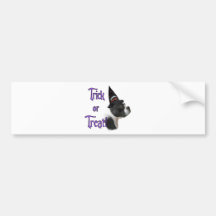 Boston Terrier Trick Bumper Sticker