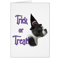 Boston Terrier Trick Card