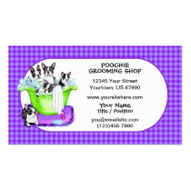 Boston Terrier Tub Full Business Cards business cards