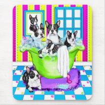 Boston Terrier Tub Full Mouse Mat