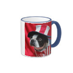 Boston Terrier Uncle Sam Mug