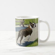 Boston Terrier Vintage Mug