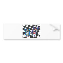 Boston Terriers by Heather Galler Bumper Stickers