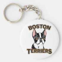Boston Terriers Mascot keychains