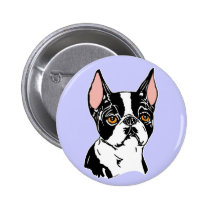 Boston Terriers Mascot nt buttons